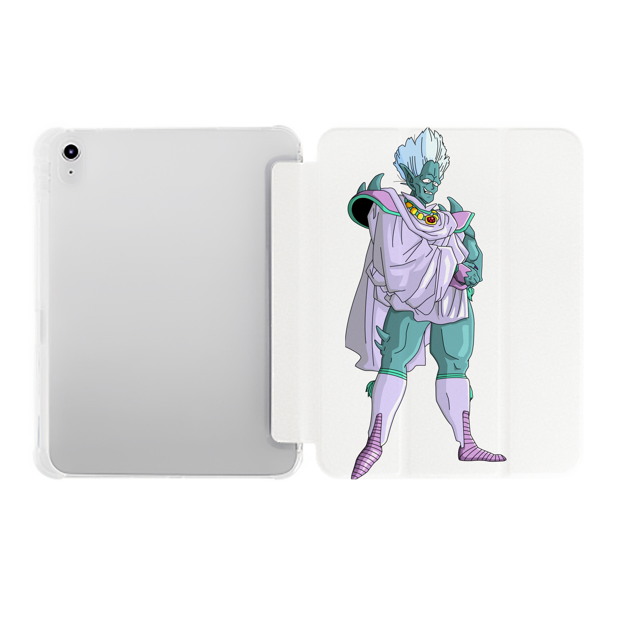 （画像用） ドラゴンボール DRAGON BALL IPad ケース ペン収納付き 三つ折りスタンド PUレザー×シリコン 対応機種9.5/10.5/10.9インチ
